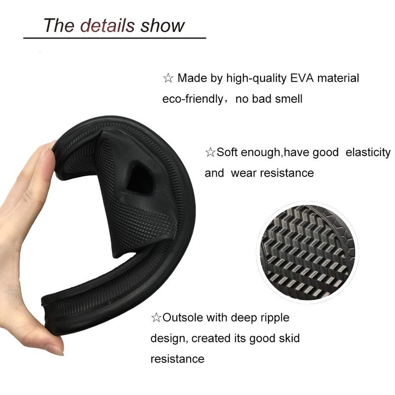 FUNKYMONKEY Bathroom Shower Sandal Mens Womens Indoor Home Beach Non Slip Slippers (12 M US, Dark Black) - Image 5